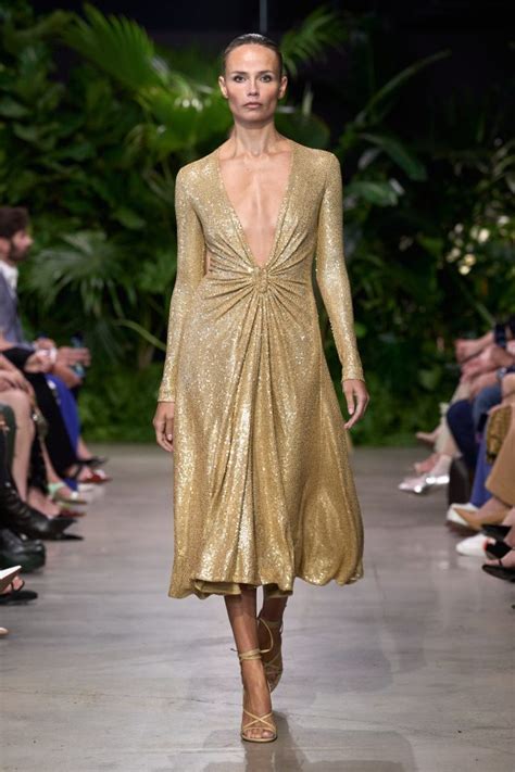 michael kors drops bella hadid|Bella Hadid gold sequin dress.